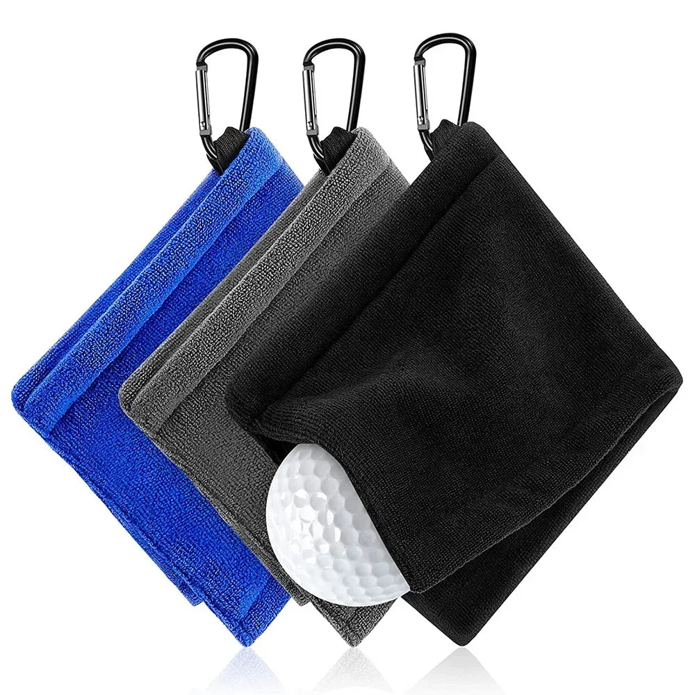 Premium Microfiber Golf Ball Cleaning Towel – Compact, Ultra-Absorbent & Portable