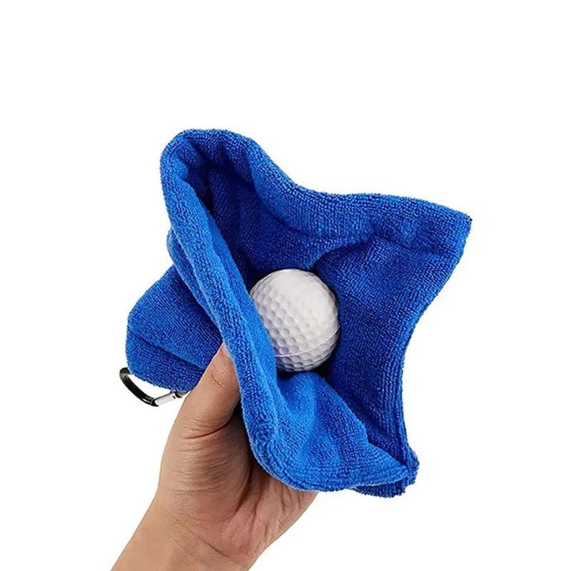 Premium Microfiber Golf Ball Cleaning Towel – Compact, Ultra-Absorbent & Portable