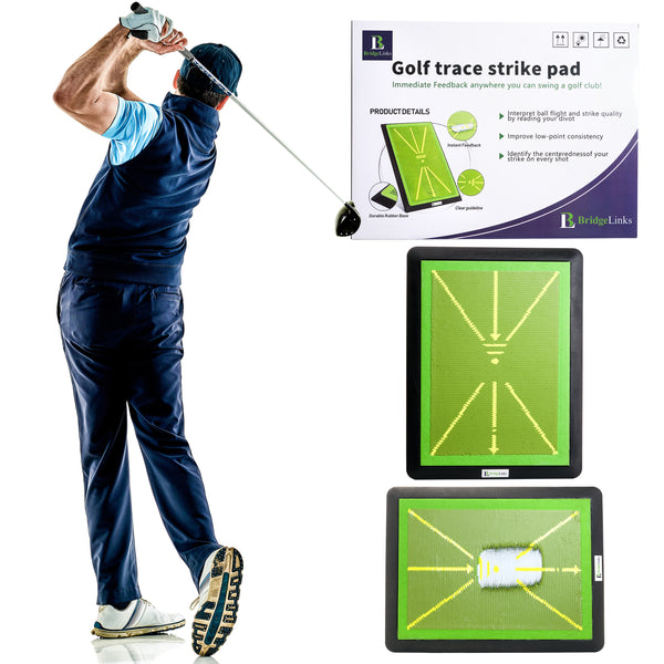 Golf Trace Strike Pad - Immediate Feedback anywhere you can swing a golf club!